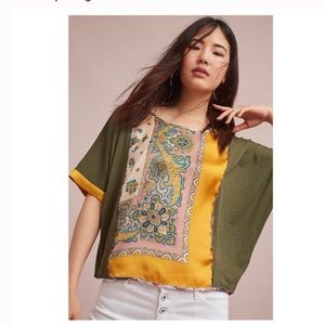 Anthropologie Reeves Boat Neck Top by TINY